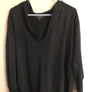 ANGL long hooded sweatshirt SMALL